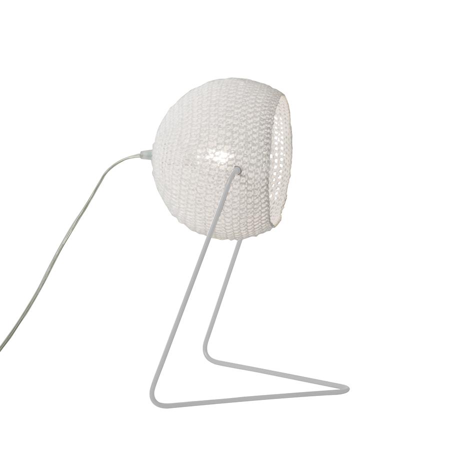 Lampada Da Tavolo Trama T1 In-Es Artdesign Collezione Trame Colore Bianco Dimensione 16 Cm Diam. Ø 21 Cm